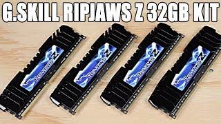 G.SKILL Ripjaws Z 32GB Quad-channel Memory Kit Unboxing