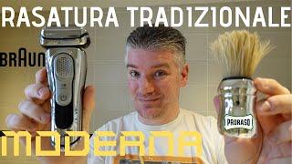 Braun 9395 e Proraso Verde - Rasatura Tradizionale ma... MODERNA.