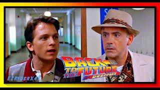 Robert Downey Jr and Tom Holland in Back to the future - This is heavy! [ deepfake ]