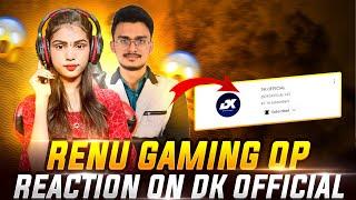 Renu Gaming OP Reaction On Dk Official Guild Players | @renugaming1 Called Dk Revanth Hacker