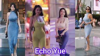 "Street Fashion Girl: Echo Yue Chinese Fashion Style"