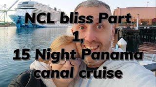 Norwegian Bliss Panama canal cruise part 1