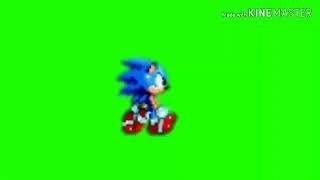 Mania sonic walk green screen