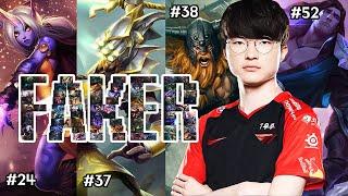 Faker's first kill on every champions played