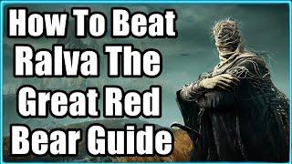 Elden Ring Shadow Of The Erdtree Boss Fight - How to Beat Ralva the Great Red Bear