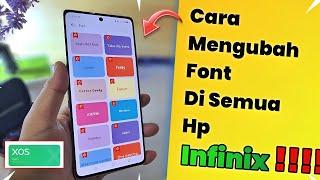 Cara Mengubah Font Di Semua HP Infinix | Terbaru Mudah Dan Tanpa Ribet