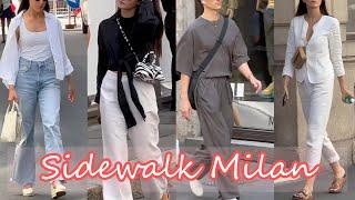 HOW TO DRESS CASUAL BUT STYLISH IN THIS HOT SUMMER SEASON. | MILAN SIDEWALK FASHION