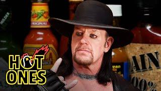 The Undertaker Takes Care of Business While Eating Spicy Wings | Hot Ones