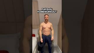 Insane FULL BODY Home Workout! #homeworkout #pushups #calisthenics #shorts #viral