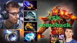 Gunnar Ember Spirit mastery 15k comeback against Rtz Alchemist ft Cr1t and iceiceice