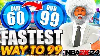 FASTEST 99 OVERALL METHOD IN NBA 2K24!