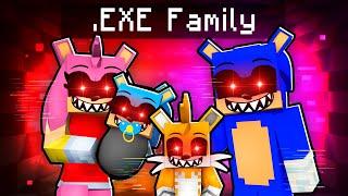 Adopted by a SONIC.EXE FAMILY in Minecraft...