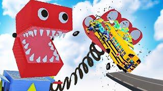 COCHES VS BOXY BOO (Project: Playtime)| Teardown Mods Multiplayer