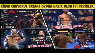 REAL BOXİNG 2 ANDROİD RİNGLERE ÇIKIYORUM TOZU DUMANA KATIYORUM GERÇEKÇİ RİNG VE DÖVÜŞE HAZIR OLUN.