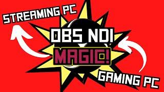 Easy + Free Dual PC Streaming Setup with OBS NDI!