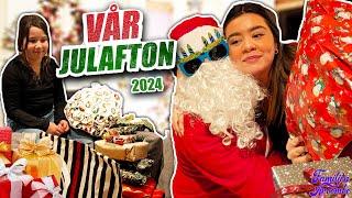 MINA JULKLAPPAR !! Har ELIZE och BELLA varit SNÄLLA? | JULAFTON VLOGG