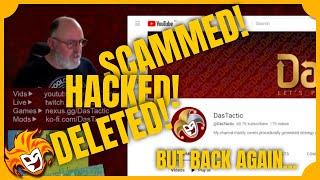 My Channel was HACKED and DELETED!