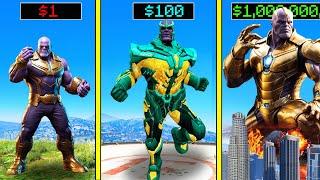 $1 THANOS to $1,000,000,000 IRON THANOS in GTA 5!