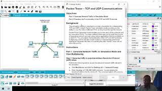 14 8 1 Packet Tracer TCP and UDP Communication