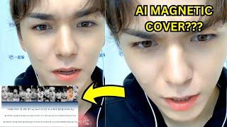 Fan Gets SEVENTEEN's Vernon to *Sing* 'Magnetic' in Fancall (his reaction is PRICELESS)