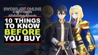 Sword Art Online: Alicization Lycoris - 10 Things to Know Before You Buy