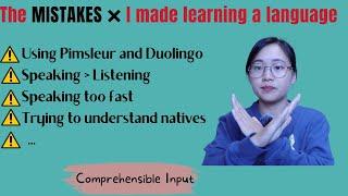 [ENG/CHI SUB]｜I hate duolingo | the FOUR mistakes I made learning a language | comprehensible input