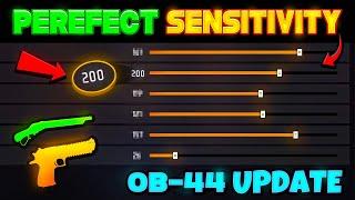 Most Dangerous [ 200- SENSITIVITY ] Setting | After Update Best Headshot Sensitivity In Mobile