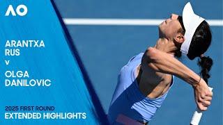 Arantxa Rus v Olga Danilovic Extended Highlights | Australian Open 2025 First Round