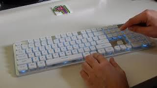 Langtu LT600 wireless keyboard with blue backlight from AliExpress