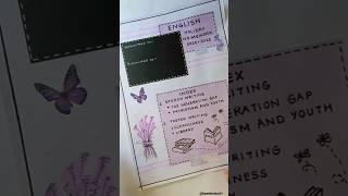 Assignment ideas#aesthetic#decoration #creative#assignment#ideas#short#purple#project#journal#viral