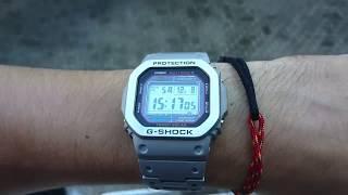 Full metal square G-shock fully sand-blasted!!! (GW-m5610 mod)