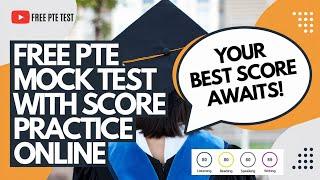 Free PTE Mock Test with Score - Practice Online