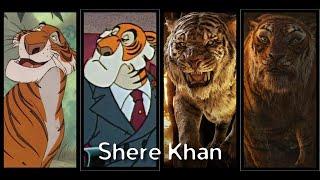 Shere Khan Evolution in Movies & Cartoons (The Jungle Book)