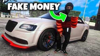 I SCAMMED for GUNS with FAKE MONEY in GTA 5 RP..