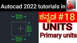 Unit Setup in Autocad/How to set units in Autocad2022/How to show both units mm&inche simultaneously