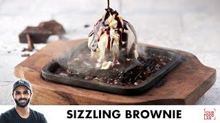 Eggless No Oven Sizzling Brownie | प्रेशर कुकर में सिज़्लिंग ब्राउनी | Chef Sanjyot Keer