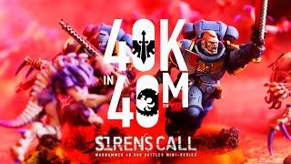 Space Marines Face The Swarm! Warhammer 40,000 Exemplary Mission. Siren's Call Battle 3