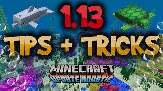 13 Survival Tips & Tricks for 1.13! [Update Aquatic]