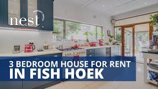 3 Bedroom House to rent in Fish Hoek - R19 000 per month