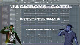 JACKBOYS (Pop Smoke x Travis Scott) - GATTI | FL Studio Instrumental Remake | Reprod @ErrorBeats