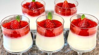 Grab the strawberries and make this amazing dessert! WITHOUT JELLY! # 187