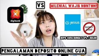 PENGALAMAN PRIBADI : CARA DEPOSITO ONLINE DIGIBANK & JENIUS MULAI DARI 1 JUTA BUNGA 5-6 % SEBULAN