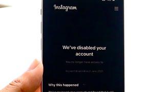 How To Recover a Disabled Instagram Account! (2024)