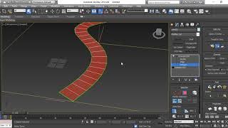 Making curve Road and apply material easy way in 3ds max
