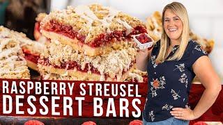 Raspberry Streusel Dessert Bars