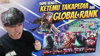 LAWAN TAKAPEDIA LAGI DAN GLOBAL RANK GAME SENGIT PARAH PAKE LANCELOT ! - Mobile Legends