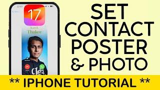 How to Set Contact Poster & Photo on iPhone iOS 17 (2023)