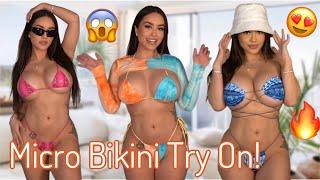 Tiny Micro Bikini Try On! 