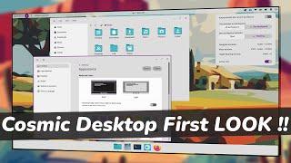 Pop!_OS NEW COSMIC DESKTOP ENVIRONMENT IS *MIND BLOWING*