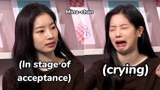 dahyun's 5 stages of grief when being betrayed on this...